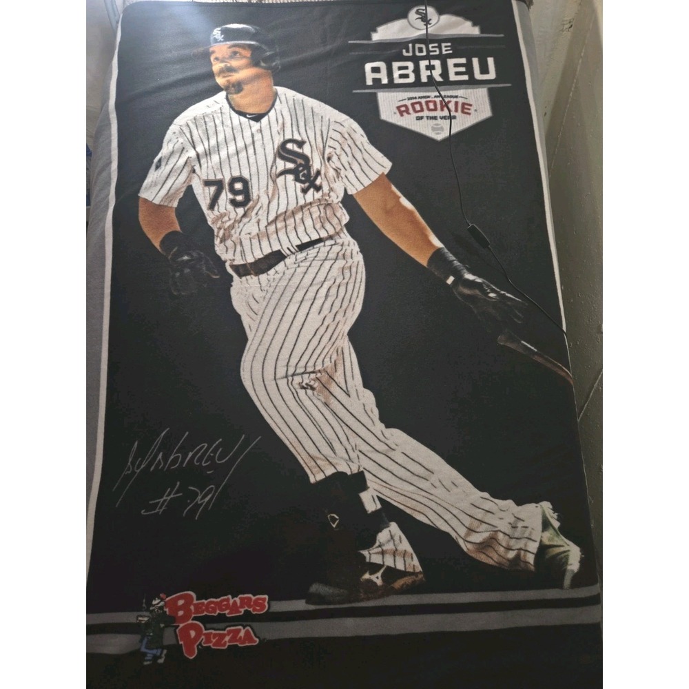 2015 Chicago White Sox Jose Abreu ROY Fleece Blanket #206
